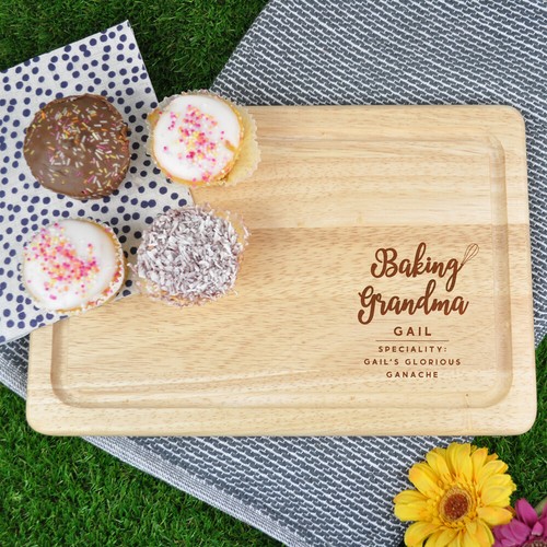 Personalisiertes Backen Oma Nana Servieren Kuchen Brett Backen Küche Geschenke für Mama - Bild 26 von 27