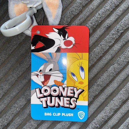 Looney Tunes Bugs Bunny Mini Plush Clip On - Picture 3 of 7
