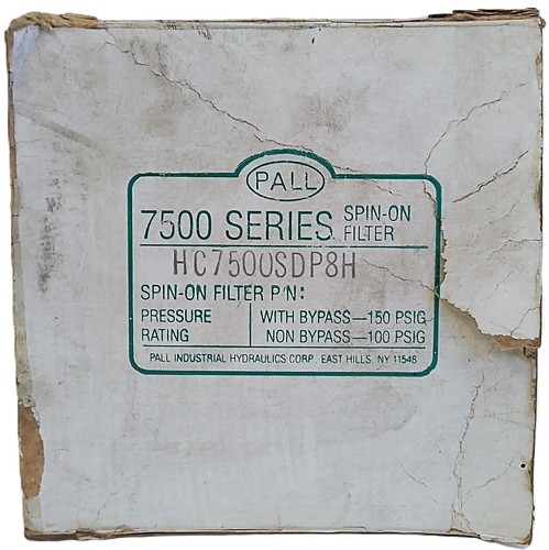 Pall HC7500SDP8H ULTIPORⅡ Spin-on Hydraulic Cartridge Filter with Gasket - Picture 2 of 5