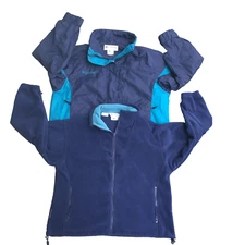 Columbia Women XL Bugaboo Interchange 3 in 1 Ski Fleece Jacket Snow Coat Blue