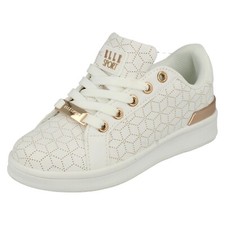 Girls Elle Sport Lace Up Trainer: H2R668