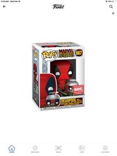 Funko Pop Deadpool with Headpool #667 Marvel Collector Corps-W/PROTECTOR