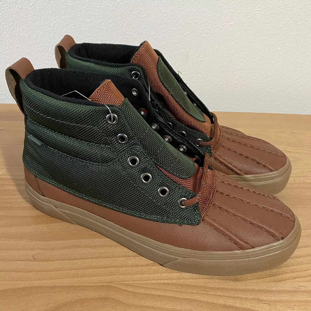 Vans Green Sk8-Hi Shoes - Size 9