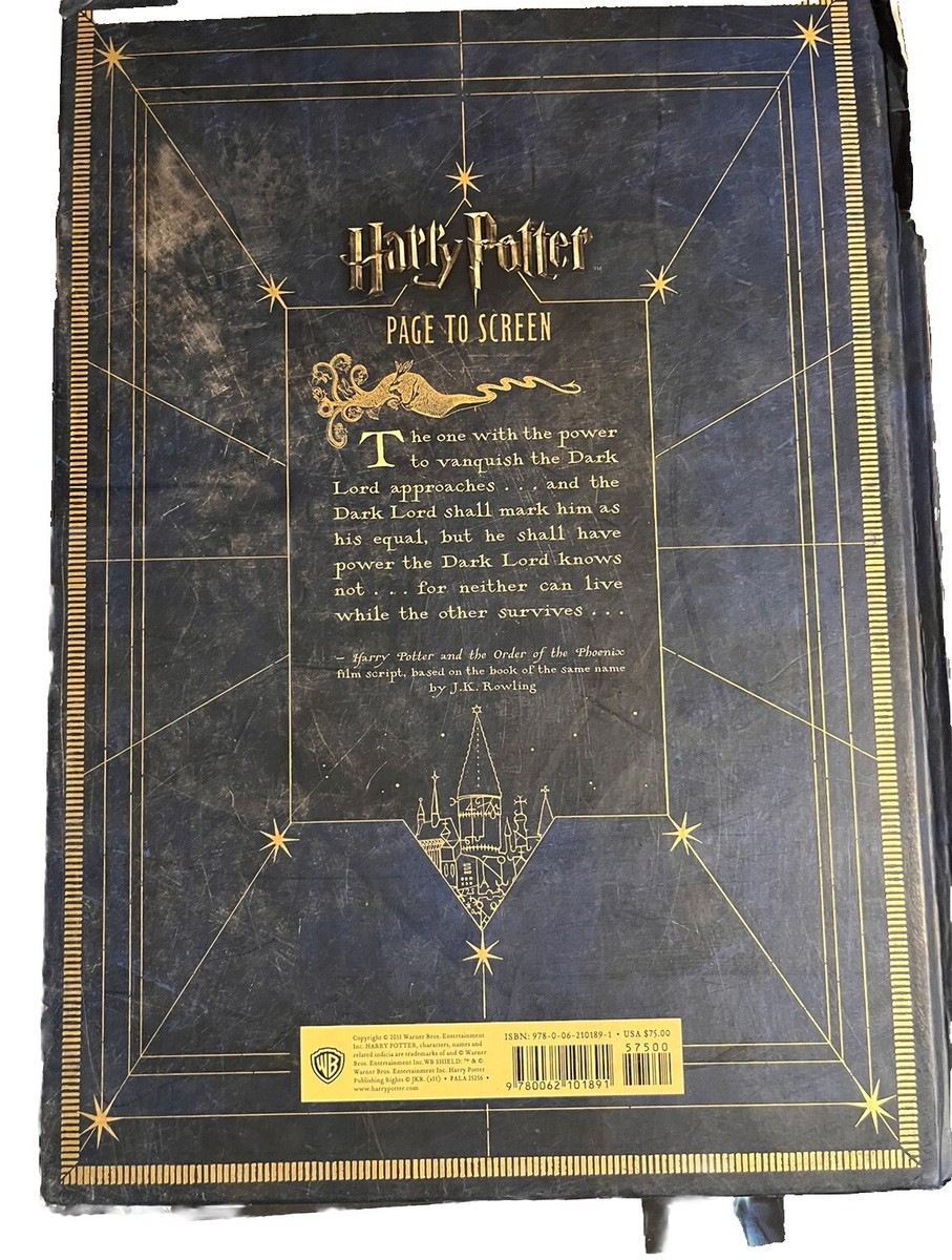 Harry Potter -Page To Screen ; The Complete Filmmaking