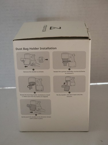 NUEVO JUEGO DE 12 BOLSAS PARA POLVO Y SOPORTE ROBOROCK PARA ASPIRADOR INALÁMBRICO ESPACIO PLATEADO - Imagen 5 de 6