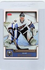 2006/07 Fleer #196 Olaf Kolzig Capitals Signed Auto *H3201