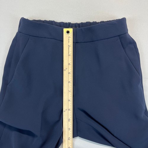 J.Crew Navy Blue Pull-On Elastic Waist Dress Pants Trousers Women 0P Office - Bild 7 von 8