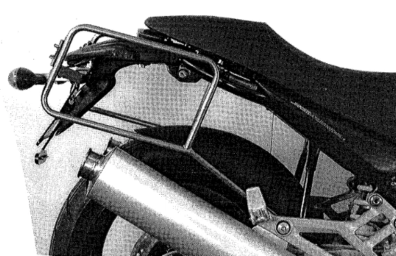 Ducati Monster 900 i.e. Marcos de alforja - negros POR HEPCO y Becker (2000-2003) Foto 2 de 4