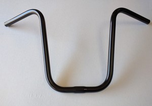 NEW-Bicycle-U-Handlebar-13-034-25-4mm-Black-Lowrider-Cruiser-Chopper-Bike-Handlebar