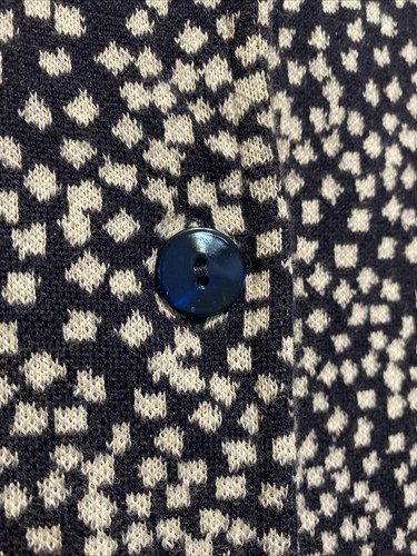 Richard Grand Black White Cashmere Cardigan Jacket Medium - Picture 3 of 7