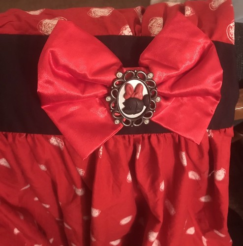 Disney Parks Minnie Mouse Kleid Damen XS rot gepunktet ärmellos - Bild 5 von 12