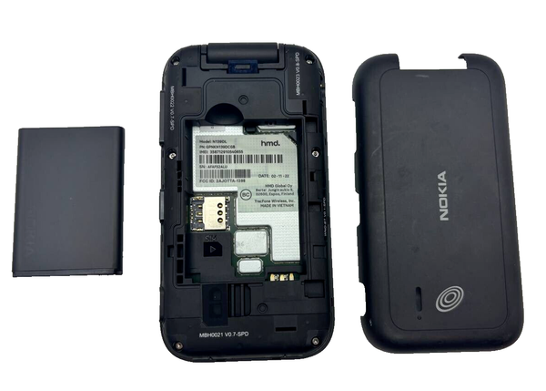 Nokia 2760 Flip 4G LTE N139DL Teléfono 2.8" 5MP Bloqueado Tracfone Kaios 3.0 WiFi 2