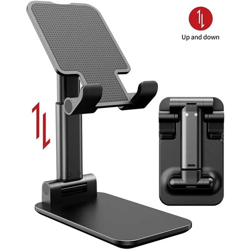 Foldable Telescopic Phone Holder: Multi-functional stand for desktop or bedside - Picture 2 of 14