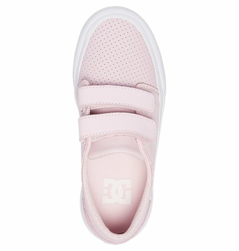 Taglia 32 - Scarpe Bimba Bambina DC Shoes Trase V SE Pink Rosa Sneakers Schuhe - Imagen 4 de 5