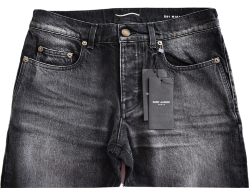 🆕️ SAINT LAURENT Paris D01 M/SL-LW Black SLIM FIT LOW WAIST Jeans 29 - Picture 3 of 12