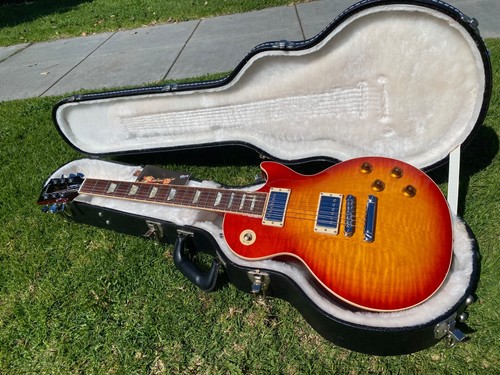 2011 Gibson Les Paul Standard Plus Cherry Flametop Neutric Jack 8.7 Asymmetrical - Picture 2 of 23