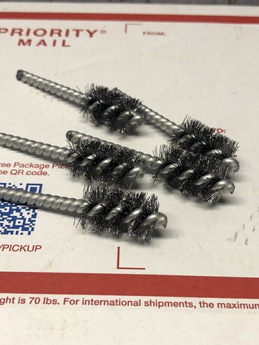 5pcs ~ Drill Tip Cleaning Brush Copper Fitting Cleaning Brush 1/2" - Picture 2 of 3