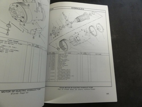 Daewoo B20 B25 Hubwagen Gabelstapler Teilebuch Handbuch D270464 Jan. 1994 - Bild 5 von 6