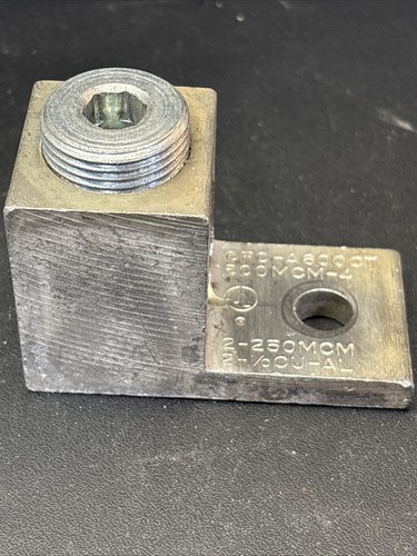 2- CFC A-600 CT Connettore meccanico Lug 600MCM-4, 2-250MCM 2- 1/0 CU-AL - Foto 8 di 9