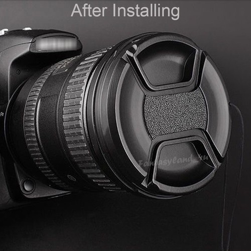 4pcs x 55mm Plastic Snap-On Front Lens Cap Cover for Canon Nikon SLR DSLR Camera - Picture 9 of 9