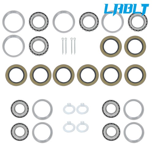 4 Sets Trailer Hub Wheel Bearing Kit 25580 14125A For 5200Lb 6000Lb 7000Lb Axle - Picture 2 of 17