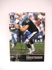 1997 UPPER DECK LEGENDS FOOTBALL TODD CHRISTENSEN AL-88 FREE SHIPPING!
