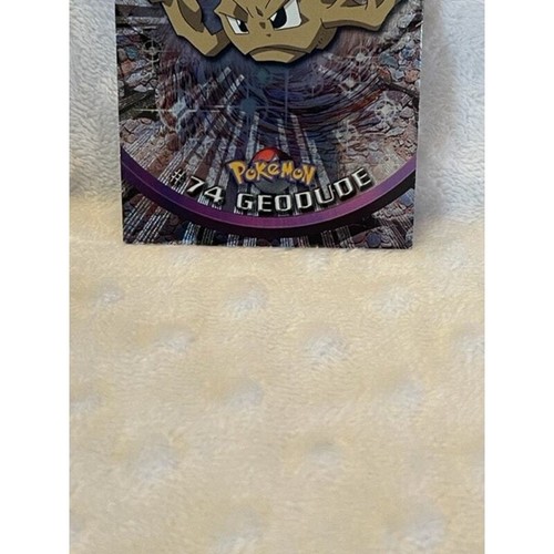 Tarjeta De Colección Serie de Animación de TV Pokémon #74 Geodude Holo-Black Topps-(1999) - Imagen 6 de 10