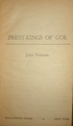 PRIEST-KINGS OF GOR-Chronicles of Counter-Earth Vol. III-John Norman-Ex 1st 1968 - Picture 4 of 6