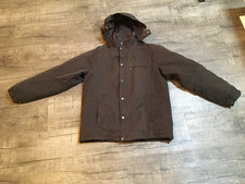 Lands End Womens Warm Jacket SIZE M 38-40 Removeable hood Pockets Full Zip