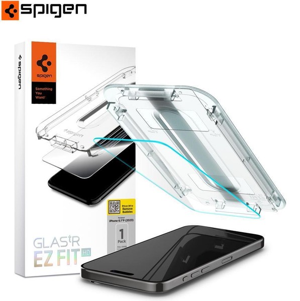 GehäRtetes Glas FüR Iphone 15 Pro Spigen Hartglas Displayschutzglas Handyglas-image