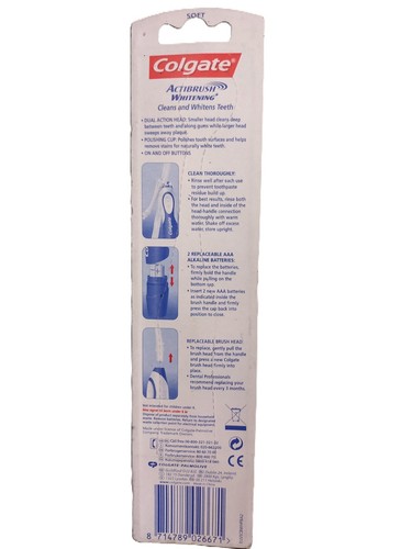 Colgate Actibrush Whitening Batterie Zahnbürste - gelb - Bild 2 von 2