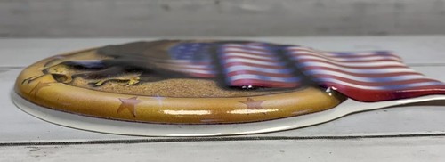 Vintage 1992 Bakery Crafts USA Flag Eagle 4th Of July Independence Cake Topper - Picture 6 of 7