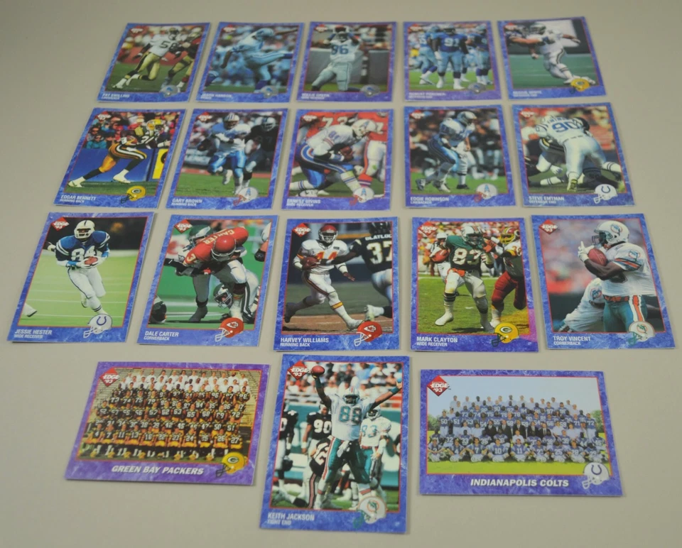 1993 Collector's Edge NFL Football Trading Sports Cards - Your Choice - Image 3 of 4