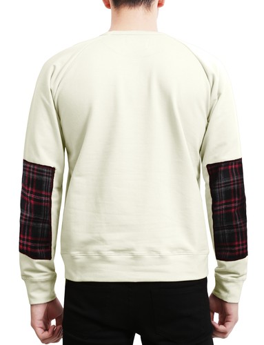 Sudaderas NE PEOPLE para hombre ligeras manga larga parche en el codo NEMT39 - Imagen 18 de 29
