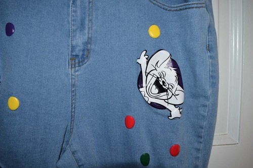 Damen Jeans Tom & Jerry Mouse Größe 36 X 26 Zeichentrickfiguren - Bild 2 von 13