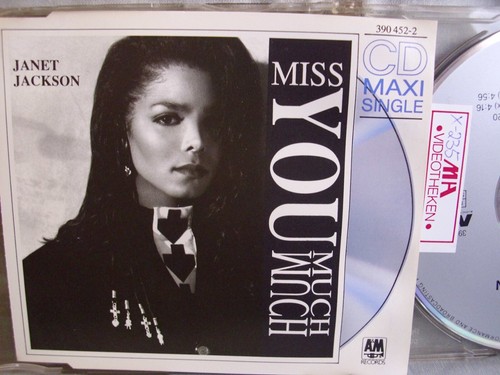 Janet Jackson- Miss you much- 4-Track-MCD- lesen - Bild 1 von 2