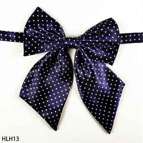 Bow Tie Solid Color Striped JK Bow Tie Women's Silk-like Tie Professional Bow - Picture 45 of 47