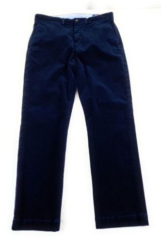 POLO Ralph Lauren Herren Cord Classic Fit Stretch Navy Blau Hose 34x32