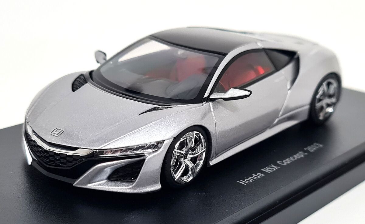 Ebbro 1/43 Honda NSX Concept 2nd Generation 2013 Silver