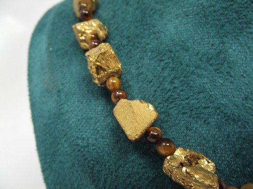 Missoma Crystal Gold Toned Necklace 20 cm J3 - Picture 9 of 18