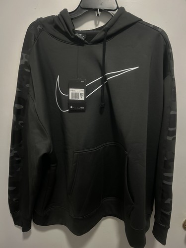 Nike womens dri-fit hoodie 2X Camo olive New $80