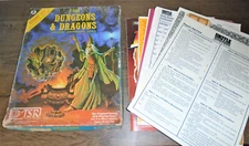 TSR Dungeons & Dragons 1985 Battle System in 1981 D&D Box Unpunched