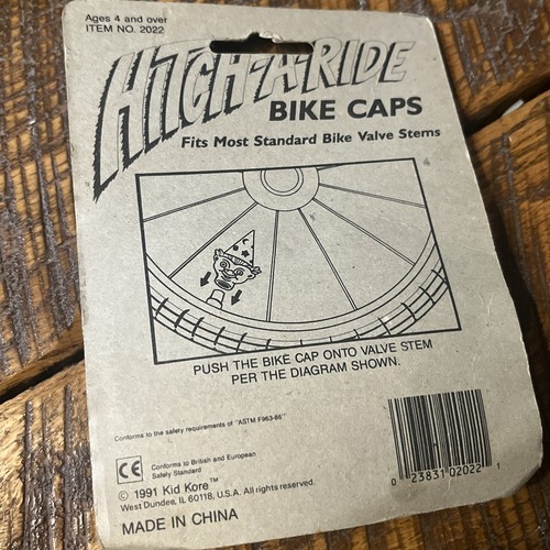 Vintage Hitch-A-Ride "Trolls" Bike Caps Factory Sealed 1991 Kid Kore Toys TROLLS - Picture 4 of 6