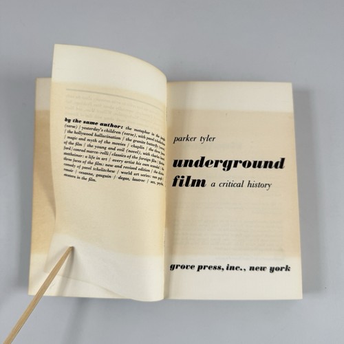 Underground Film - A Critical History - Parker Tyler (1970) PB 1st Ed 1st Print - Bild 8 von 14