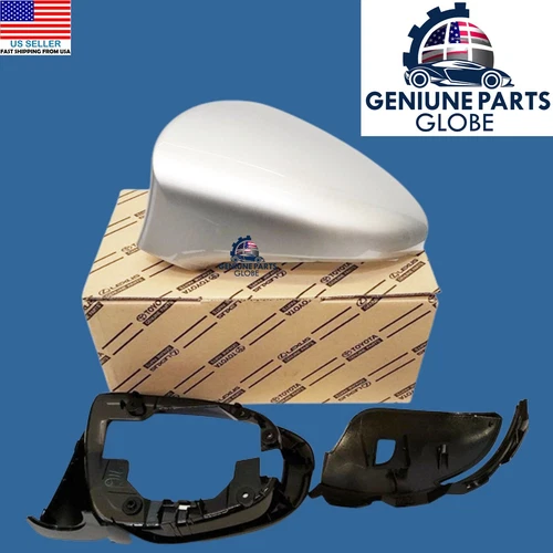 GENUINE LEXUS 13-20 GS350 SONIC SILVER 1J2 LEFT DOOR MIRROR COVER 8794A-30E00-B1