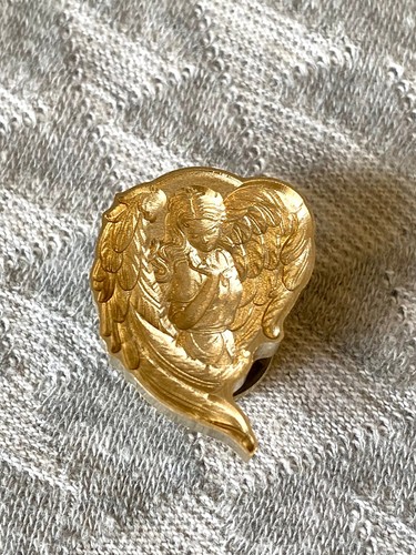 3D Lovely Angel Cut Out Brass Wax Seal Stamp - Picture 3 of 3