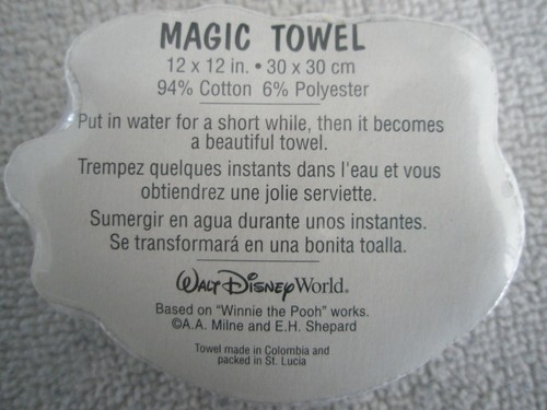 Walt Disney World POOH GANG  Magic Towel NEW - Picture 3 of 5