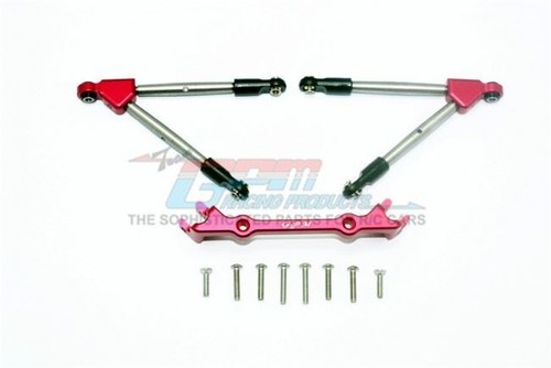 GPM RUS4049F ALU FRONT TIE RODS WITH STABILIZER FOR 1/10 RC TRAXXAS RUSTLER VXL - Afbeelding 1 van 9