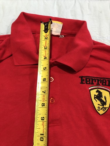 Scuderia Ferrari Formula 1 Women’s XL Polo Style Golf Shirt Patch Authentic - Picture 8 of 13