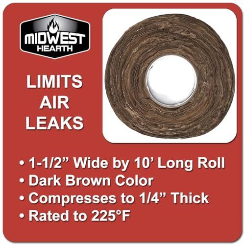 Midwest Hearth Kamineinsatz Isolierung 10 Rollen mit selbstklebender Rückseite - Bild 2 von 4